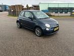 Fiat 500 1.2 C 2008 Blauw Airco, 470 kg, Origineel Nederlands, Te koop, 20 km/l