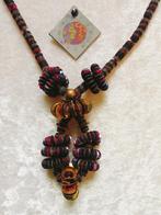 Apart Lang Handgemaakt Pailletten Collier - Martha Meijer, Verzenden, Overige materialen, Ketting