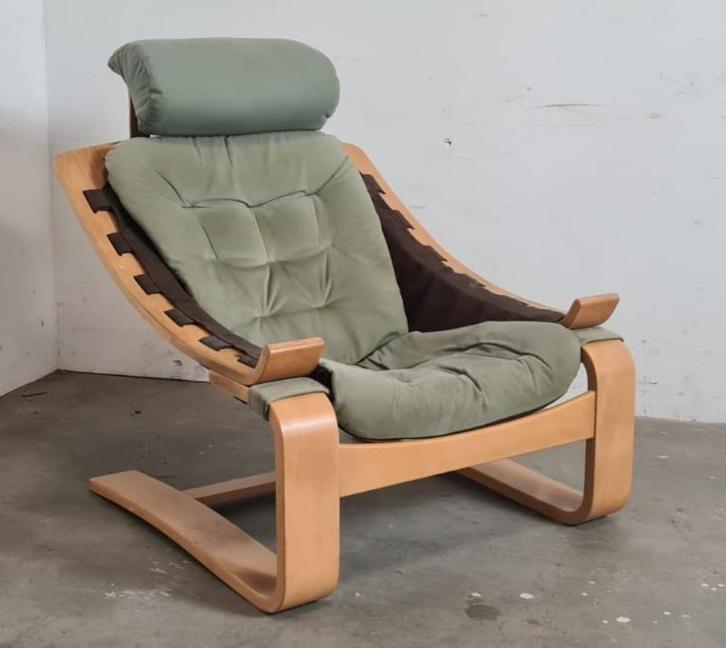 Scandinavisch design fauteuil Kroken, Huis en Inrichting, Fauteuils, Stof, 50 tot 75 cm, 75 tot 100 cm, Ophalen