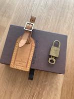 LV label en slotje Vintage, Ophalen, Bruin
