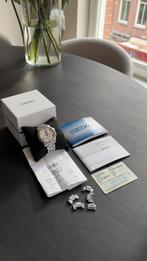 Seiko Premier Kinetic Perpetual SNP139P1 | Compleet met bon, Seiko, Staal, Met bandje, Polshorloge