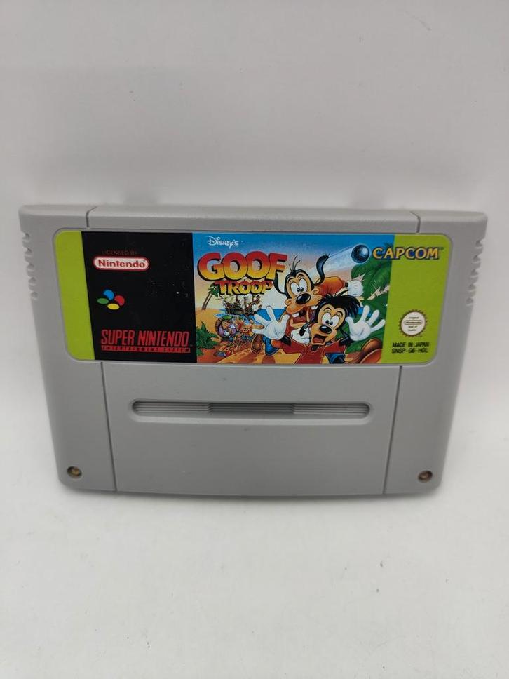 Disney's Goof Troop - SNES, Spelcomputers en Games, Games | Nintendo Super NES, Gebruikt, Puzzel en Educatief, 2 spelers, Vanaf 7 jaar