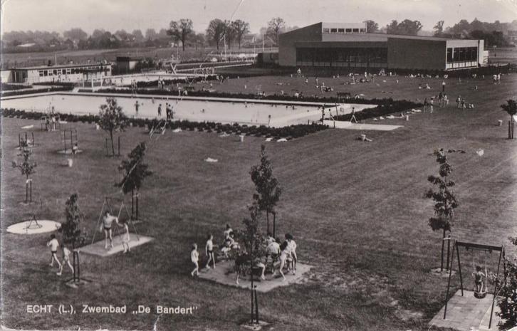 echt 2 x zwembad/meerluik, Verzamelen, Ansichtkaarten | Nederland, Limburg, Voor 1920, Ophalen of Verzenden