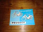 Instructieboekje Peugeot bromfiets, Ophalen of Verzenden, Gebruikt
