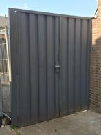 IJZEREN POORT MET LOOP DEUR, Tuin en Terras, Tuinpoorten, Ophalen, Gebruikt, 200 cm of meer, 150 tot 200 cm