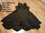 KERST-tip feestelijke ART jurk 16 M/L incl verzend, Kleding | Dames, Jurken, ART Hartjes, Verzenden, Zwart, Maat 42/44 (L)