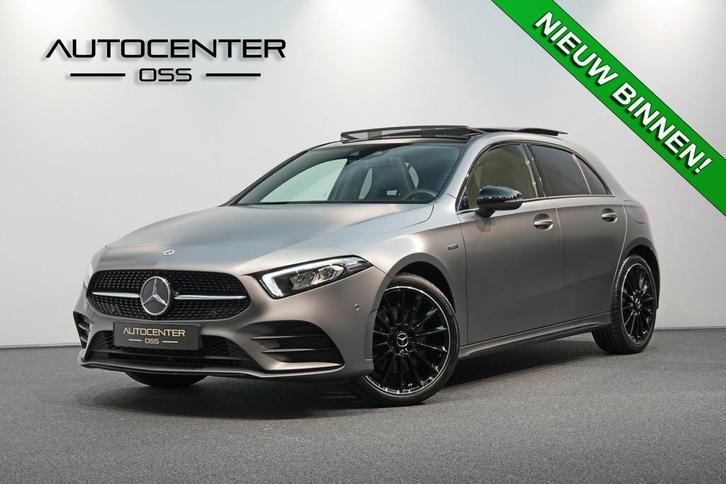Mercedes-Benz A-Klasse 250 e AMG MATGRIJS  PANO  CAMER, Auto's, Mercedes-Benz, Bedrijf, Te koop, A-Klasse, ABS, Achteruitrijcamera