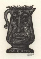 0676 Ex Libris Nederland : Lou Strik, 1981, Antiek en Kunst, Kunst | Etsen en Gravures, Verzenden