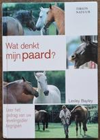 Wat Denkt Mijn Paard ? - Lesley Bayley, Boeken, Dieren en Huisdieren, Lesley Bayley, Ophalen of Verzenden, Zo goed als nieuw, Paarden of Pony's