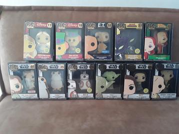 Funko pop pin star wars disney ET roger rabbit bb8 yoda rey beschikbaar voor biedingen