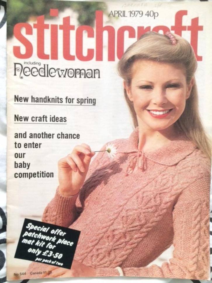 stitchcraft april 1979 including needlewoman, Boeken, Tijdschriften en Kranten, Gelezen, Overige typen, Ophalen of Verzenden