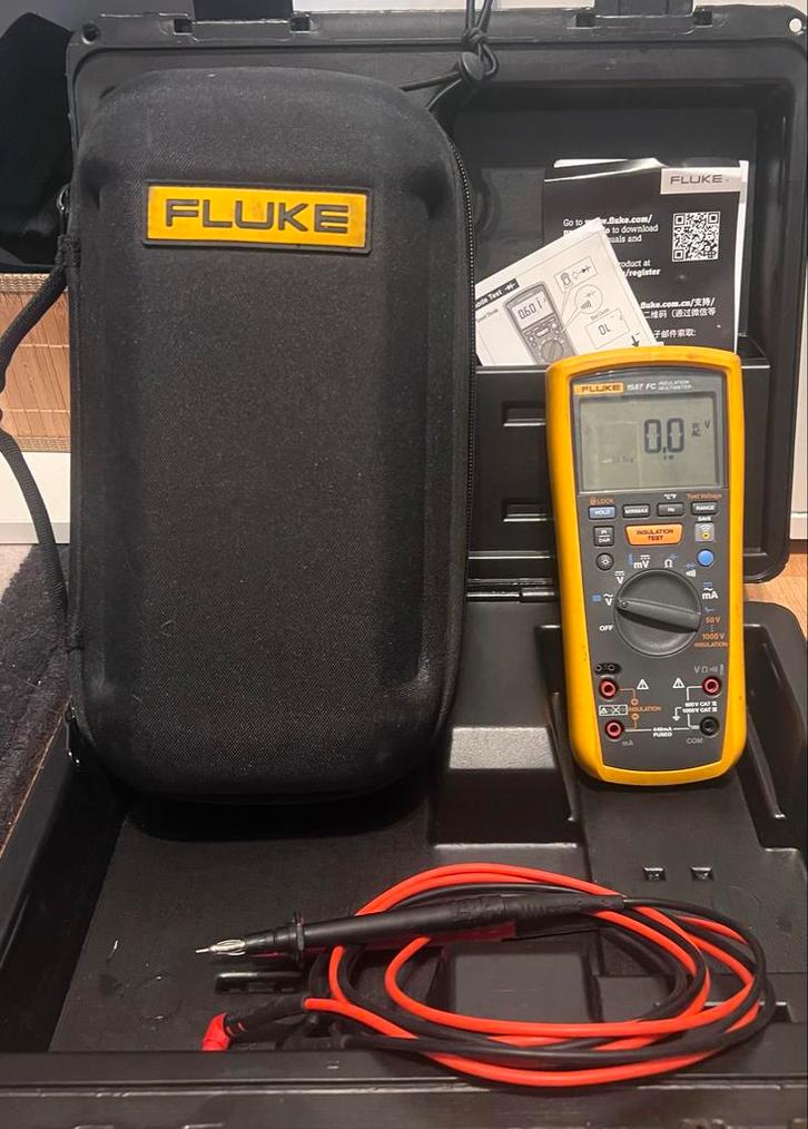 Fluke 1587FC, Doe-het-zelf en Verbouw, Meetapparatuur, Gebruikt, Multimeter, Ophalen of Verzenden