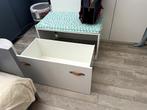 SMÅSTAD Speelgoedkist met bank, wit/wit, 90x52x48 cm, Huis en Inrichting, Woonaccessoires | Kisten, Ophalen, Zo goed als nieuw