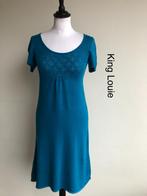King Louie Jurk  {mt: 36} 6251-8,3, Blauw, Ophalen of Verzenden, Zo goed als nieuw, Knielengte