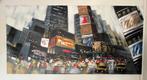 Olieverf schilderij "NEW YORK" 1.40 meter breed, Ophalen, 50 tot 75 cm, 125 cm of meer, Zo goed als nieuw