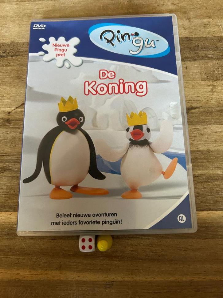 Pingu De koning DVD, Cd's en Dvd's, Dvd's | Kinderen en Jeugd, Zo goed als nieuw, Tv fictie, Komedie, Alle leeftijden, Ophalen of Verzenden