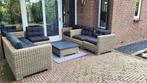 Luxe loungeset van riet/rotan van Kees Smit, Tuin en Terras, Ophalen