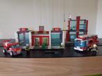 Lego City – 7208 Brandweerkazerne, Ophalen of Verzenden, Zo goed als nieuw, Complete set, Lego