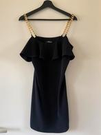 Jane norman jurk zwart gouden ketting, Kleding | Dames, Gelegenheidskleding, Ophalen of Verzenden, Zo goed als nieuw, Maat 36 (S)