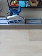 Scheppach invalzaag met begeleider, Doe-het-zelf en Verbouw, Gereedschap | Zaagmachines, Ophalen, Invalzaag, Scheppach, Zo goed als nieuw