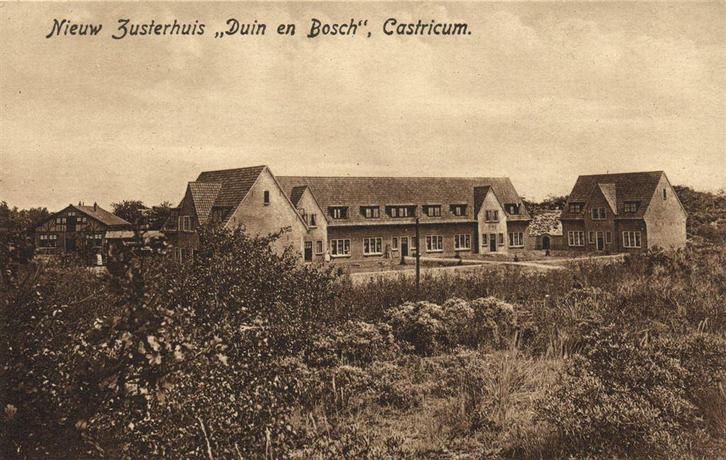Nieuw Zusterhuis Duin en Bosch, Castricum. - ongelopen, Verzamelen, Ansichtkaarten | Nederland, Ongelopen, Noord-Holland, Voor 1920