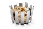 RVS mand | broodmand | fruitschaal ZACK, Serie TOSTO (30672), Overige materialen, Mand, Rond, Nieuw