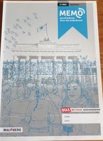Memo Handboek Geschiedenis onderbouw ISBN 97894020568393, Boeken, Schoolboeken, VWO, Malmberg, Geschiedenis, Ophalen of Verzenden