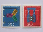 2 postzegels Duitsland, Nr. 411 en 412, 1966, Technologie, Postzegels en Munten, Postzegels | Europa | Duitsland, BRD, Verzenden
