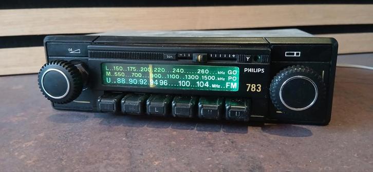 Mooie Philips 783 Fm Radio Youngtimer Oldtimer, Auto diversen, Autoradio's, Zo goed als nieuw, Ophalen of Verzenden
