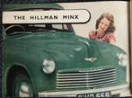 1950 auto THE HILLMAN MINX reclame folder, Gelezen, Overige merken, Verzenden