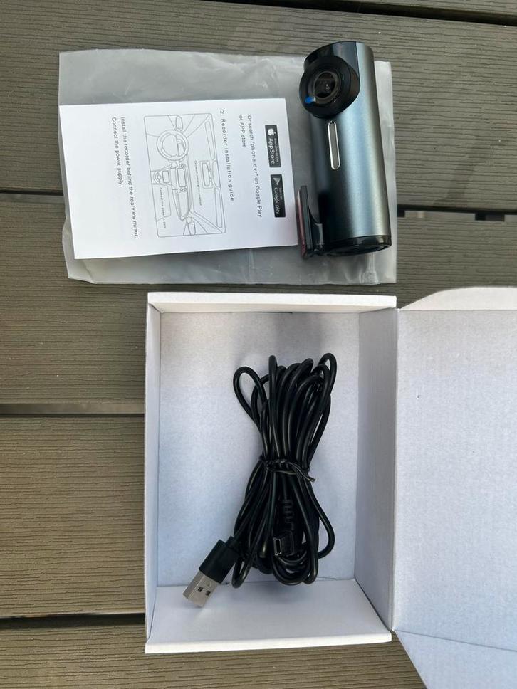 Nieuwe compacte FullHD 1080p dashcam met WiFi, Auto diversen, Dashcams, Nieuw, Ophalen of Verzenden