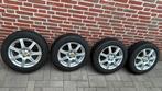 185/60 R15 5x100 Michelin Alpin winterwielen, Auto-onderdelen, Ophalen, Gebruikt, 15 inch, Banden en Velgen
