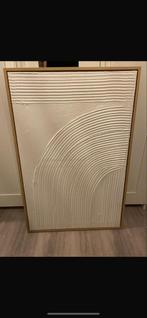 3D Kunst Schilderij - Wit - 90x60cm, Nieuw, Ophalen of Verzenden, Schilderij, 75 cm of meer