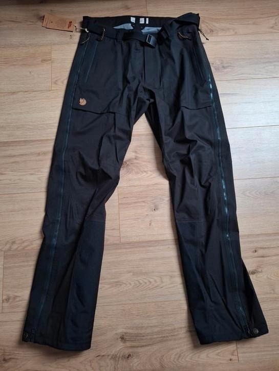 Fjallraven Keb Eco-Shell Trousers, Kleding | Heren, Broeken en Pantalons, Nieuw, Maat 52/54 (L), Zwart, Ophalen of Verzenden