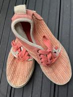 ZGAN ! Gympen Satorisan oranje gevlochten met groene zool 37, Satorisan, Oranje, Ophalen of Verzenden, Sneakers of Gympen