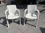 6 stevige opstapelbare Jardin tuinstoelen., Ophalen, Zo goed als nieuw, Kunststof, Stapelbaar