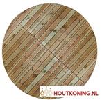 1/2 ronde vlonder 300 cm, Ophalen of Verzenden, Nieuw, Hout