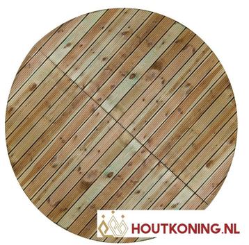 1/2 ronde vlonder 300 cm beschikbaar voor biedingen