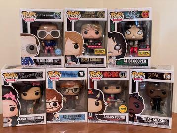Funko Pop! Rocks (Beatles Hendrix Doors Nirvana Queen Swift) beschikbaar voor biedingen