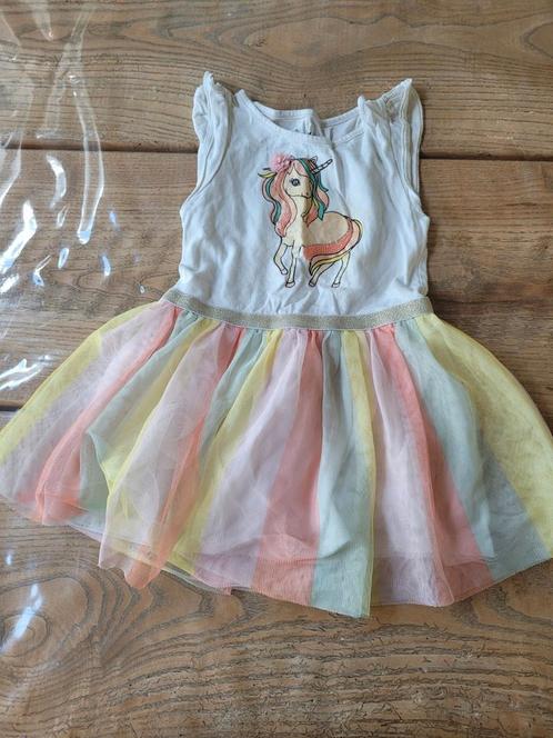 Superleuk jurkje zomerjurkje eenhoorn pailletten tule mt 98, Kinderen en Baby's, Kinderkleding | Maat 98, Gebruikt, Meisje, Jurk of Rok