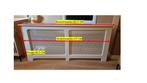 Radiator ombouw jaren 30 wit (3x), Ophalen, 800 watt of meer, Radiator, 30 tot 80 cm