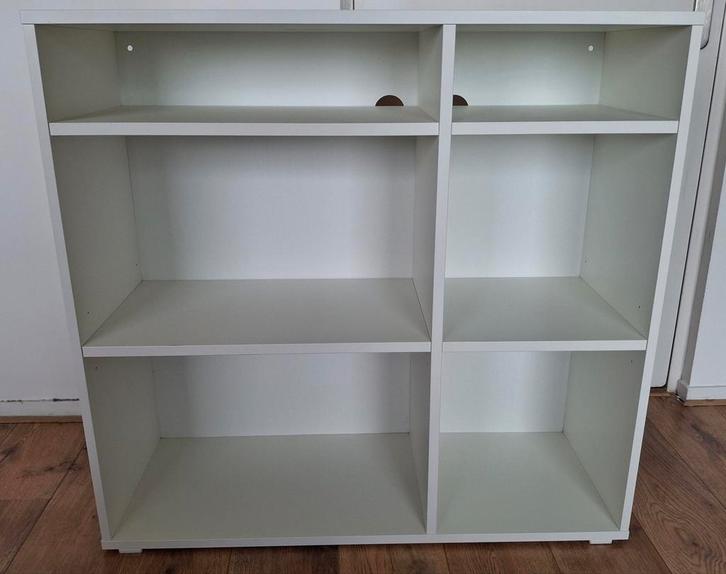 VIHALS
Stellingkast 4 planken, wit, 95x37x90 cm, Huis en Inrichting, Kasten | Vitrinekasten, Gebruikt, 25 tot 50 cm, Ophalen