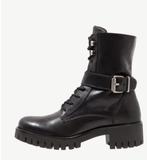 Nieuwe leren laarzen dames maat 38, Zwart, Lage of Enkellaarzen, Nieuw, Ophalen of Verzenden