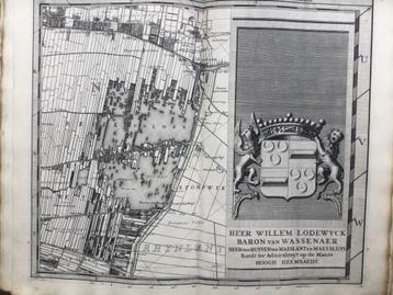 Delfland, Voorburg, Leidschendam, Cruquius, 1712.Zeldzaam beschikbaar voor biedingen