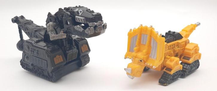 Dinotrux Shadow Tyrux & Dozer  Mattel 2015 Diecast, Kinderen en Baby's, Speelgoed | Actiefiguren, Zo goed als nieuw, Ophalen of Verzenden