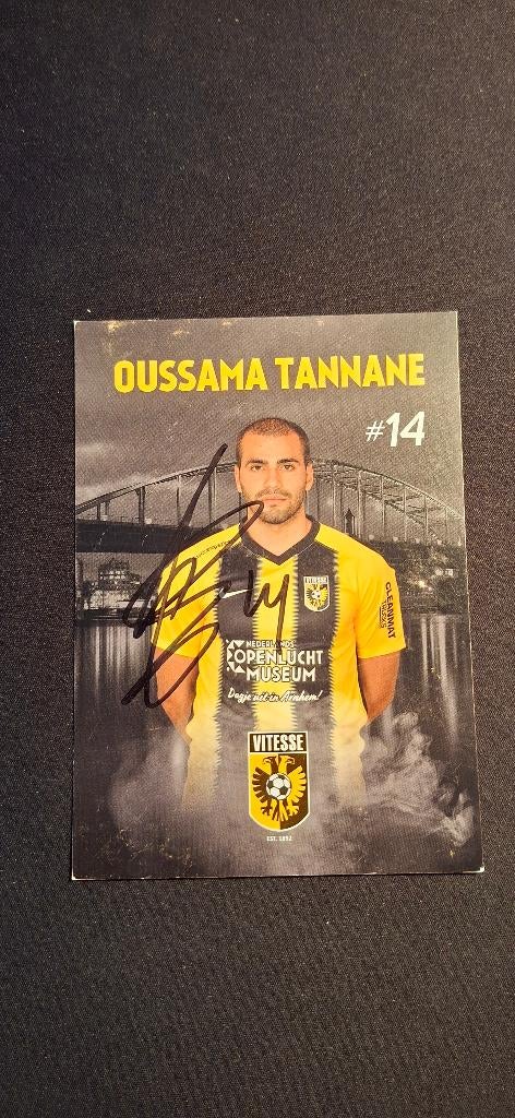 Spelerskaart met handtekening; Oussama Tannane # Vitesse, Verzenden, Nieuw, Vitesse, Spelerskaart