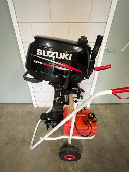 Suzuki buitenboordmotor 4 pk 4-takt DF4 / SAIL Deal, Watersport en Boten, Buiten- en Binnenboordmotoren, Gebruikt, Benzine, Buitenboordmotor