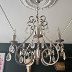 Mooie Kroonluchter met Kristallen, Ophalen of Verzenden, Zo goed als nieuw, Glas, Klassiek