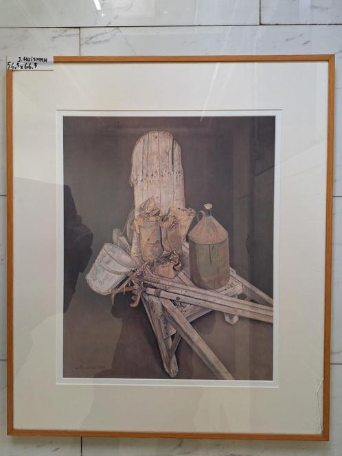 LIJST MET PRENT JOPIE HUISMAN, Antiek en Kunst, Kunst | Tekeningen en Foto's, Ophalen