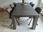 Eettafel, Huis en Inrichting, Tafels | Eettafels, Ophalen, Gebruikt, 100 tot 150 cm, 200 cm of meer